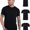 INTO THE AM IMens T Shirt - Short Sleeve Crew Neck Soft Fitted Tees Fresh Classic Tshirt